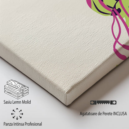 Tablou Canvas meduza vibranta in stil pop-art Cipru | The Print Studio