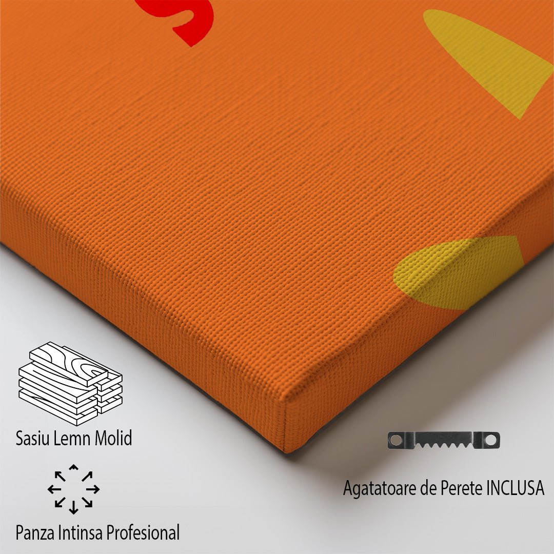Tablou Canvas soare zambitor St. Tropez bucurie minimalist | The Print Studio