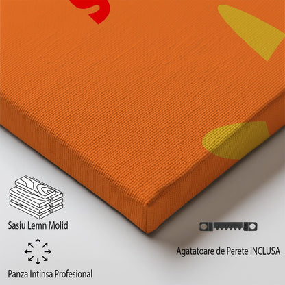 Tablou Canvas soare zambitor St. Tropez bucurie minimalist | The Print Studio
