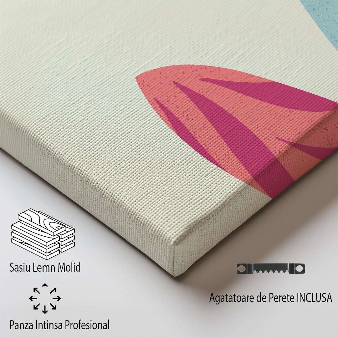 Tablou Canvas surf retro plaja Malibu stil minimalistic | The Print Studio
