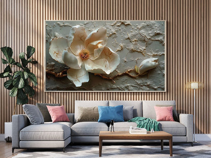 Tablou Canvas floare magnolia delicata si realista | The Print Studio