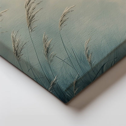 Tablou Canvas iarba leganata sub cerul de apus | The Print Studio