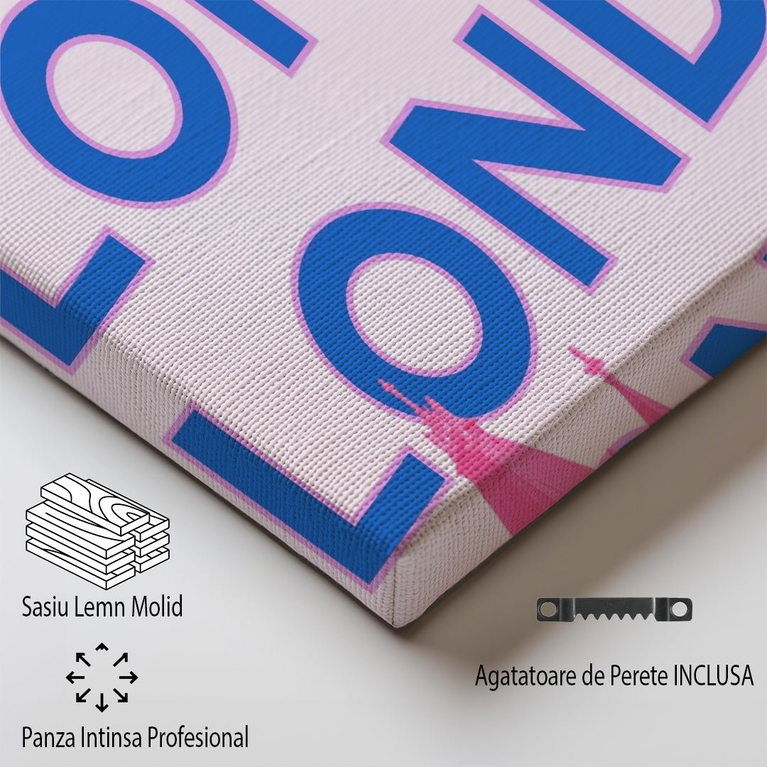 Tablou Canvas Londra pod urban stil pop-art vibrant | The Print Studio