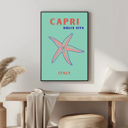 Tablou Canvas stea de mare pe tarm italian in stil simplu | The Print Studio