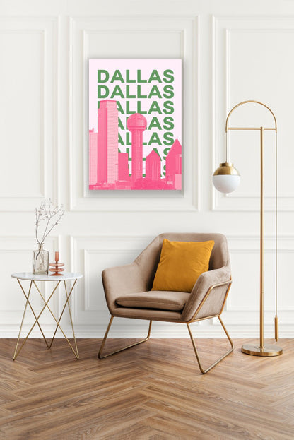 Tablou Canvas zgaraie-nori in culori indraznete stil pop-art | The Print Studio