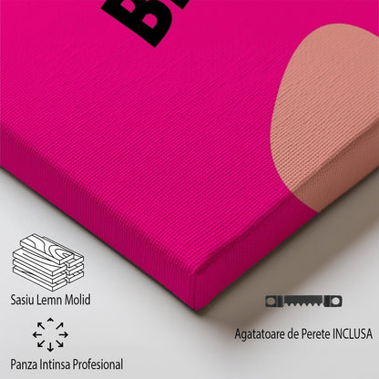 Tablou Canvas floare roz vibranta in stil modern | The Print Studio