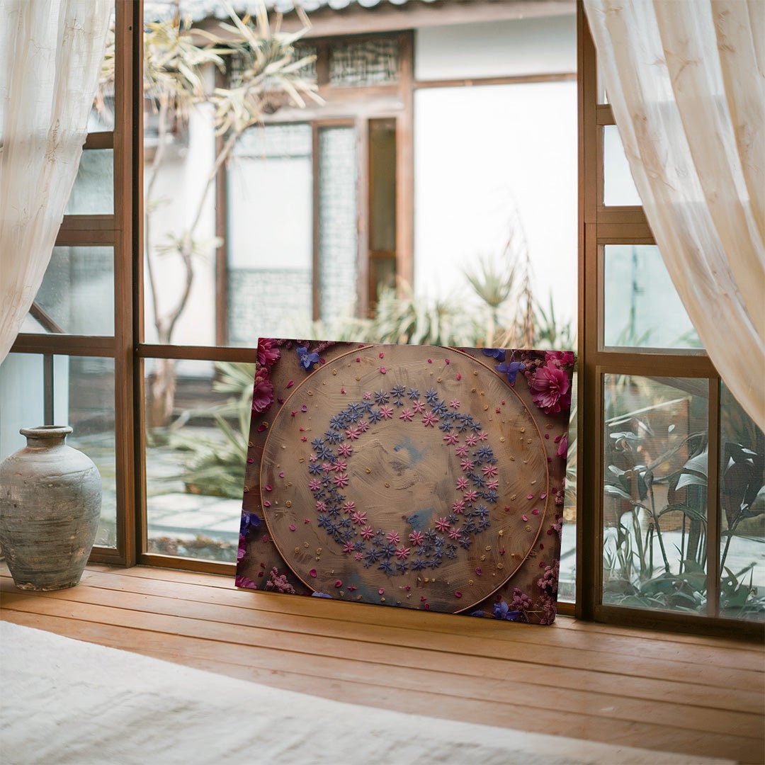 Tablou Canvas flori pastel rafinate in detalii abstracte | The Print Studio