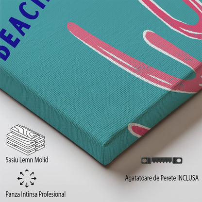 Tablou Canvas culori vibrante Bondi Beach peisaj modern | The Print Studio