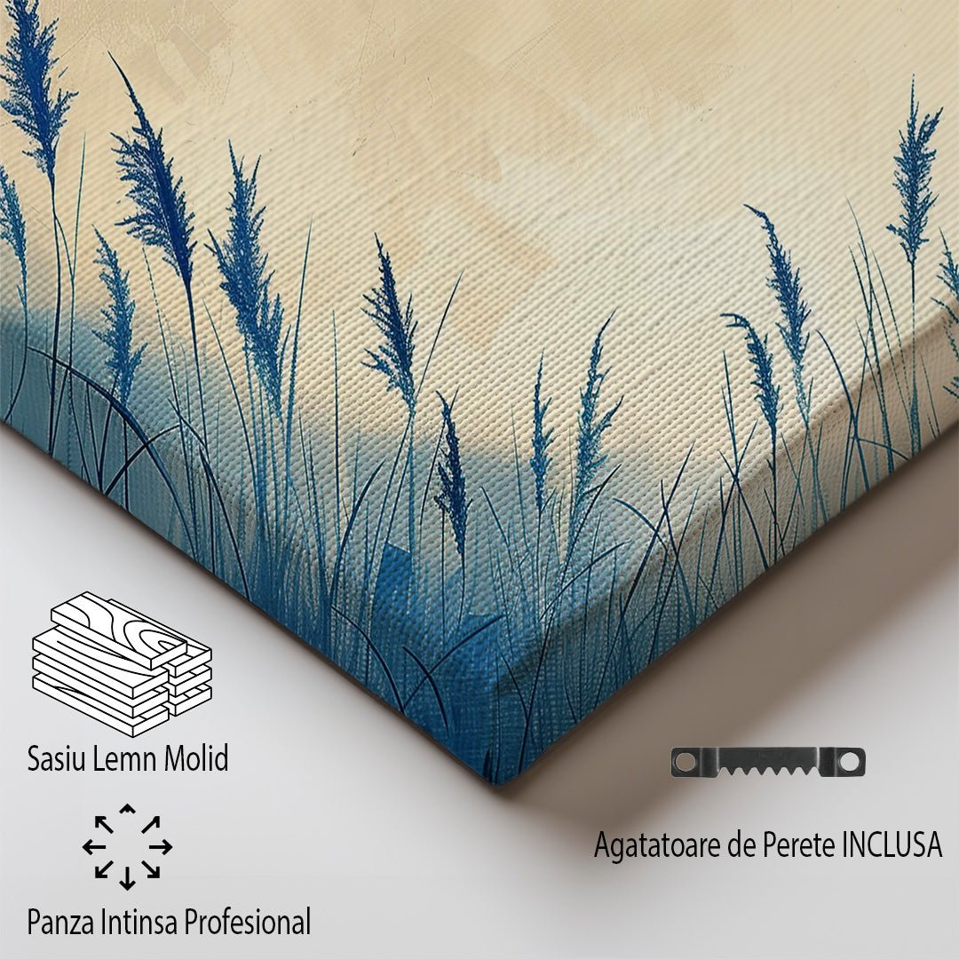 Tablou Canvas iarba in bataia luminii diminetii stil abstract | The Print Studio