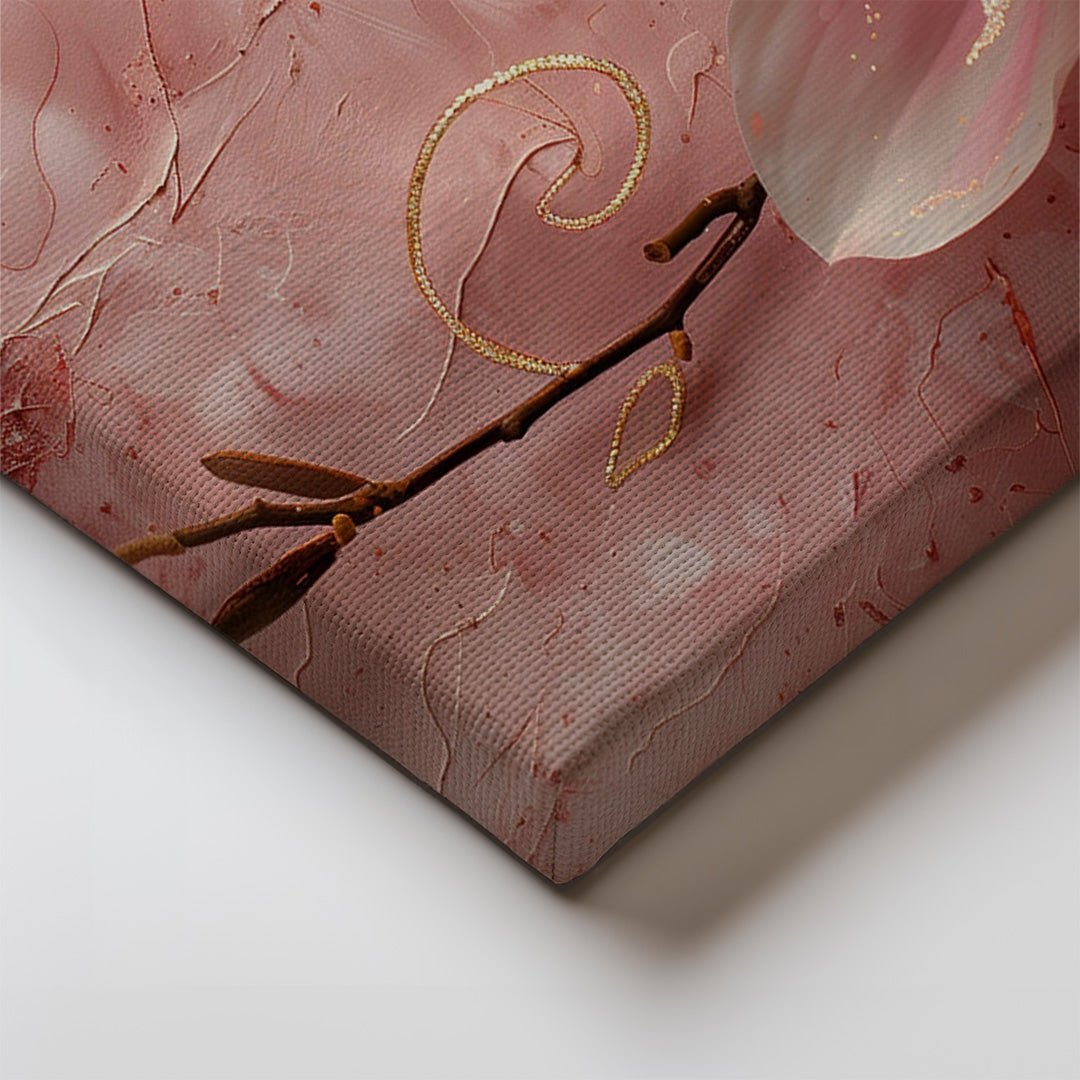 Tablou Canvas floare magnolie roz in nuante pastelate delicate | The Print Studio