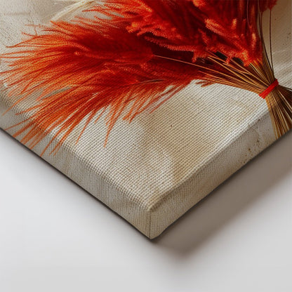 Tablou Canvas Buchet Iarba Pampas Decor Minimalist Realist | The Print Studio