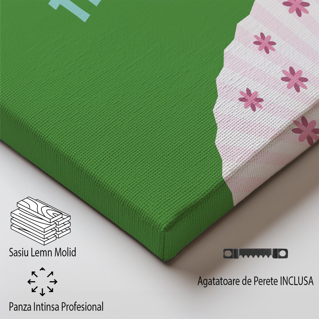 Tablou Canvas ventilator Shanghai verde minimalist si elegant | The Print Studio