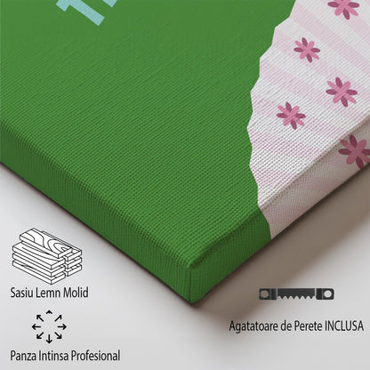 Tablou Canvas ventilator Shanghai verde minimalist si elegant | The Print Studio