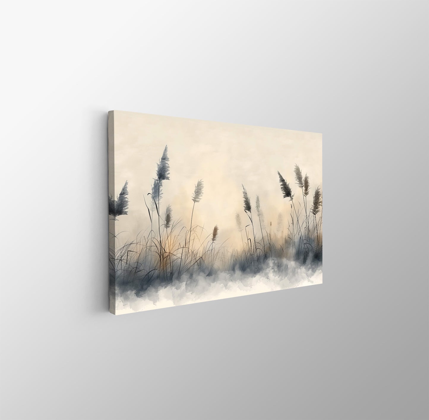 Tablou Canvas ierburi dansand in vant sub cer senin | The Print Studio