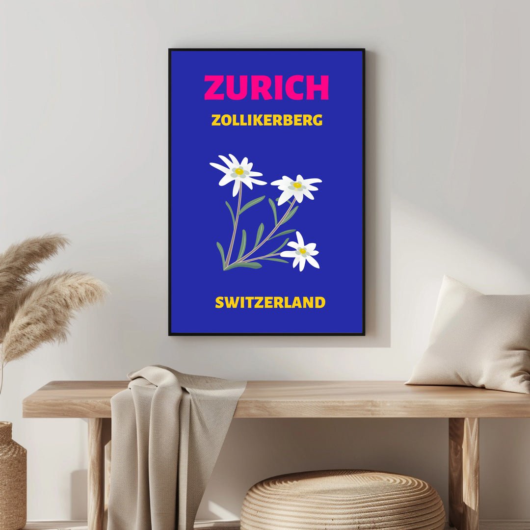 Tablou Canvas flori delicate in stil modern Zurich | The Print Studio