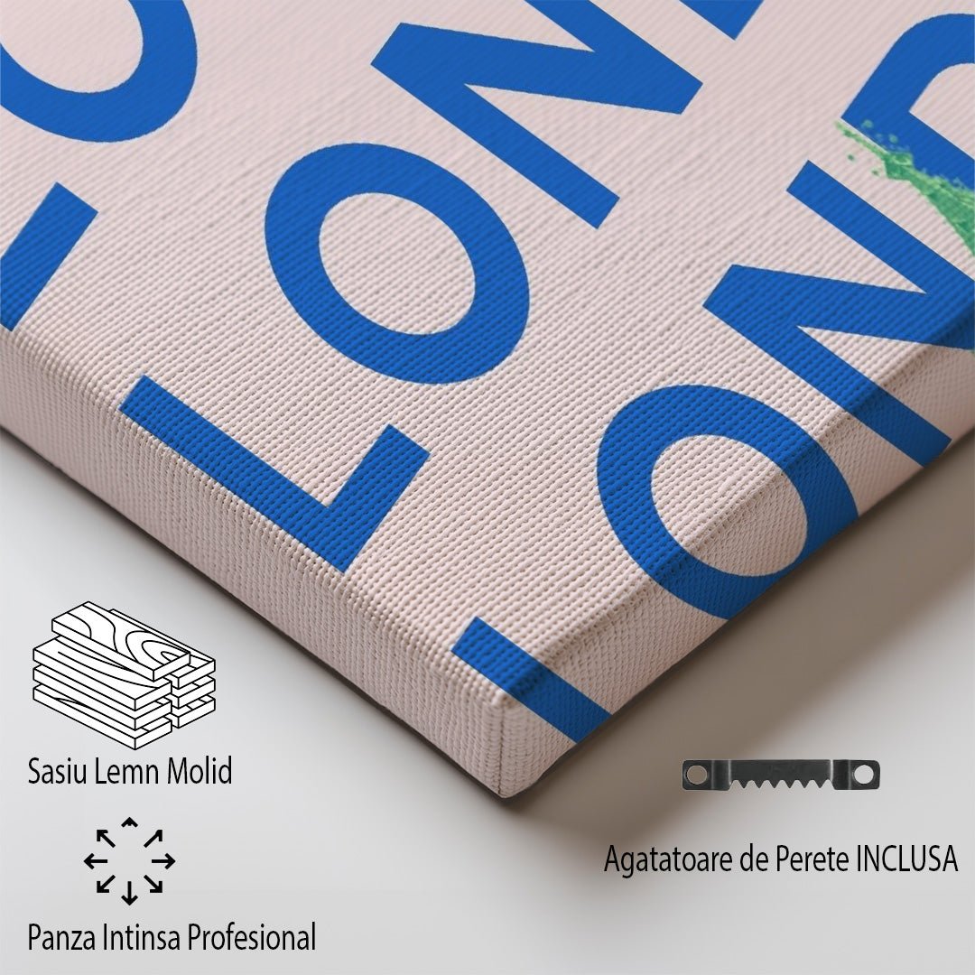 Tablou Canvas Big Ben Londra in culori vibrante pop-art | The Print Studio