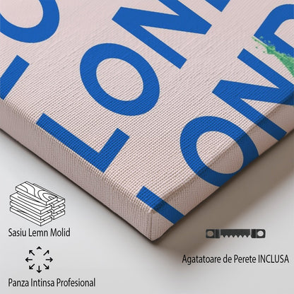 Tablou Canvas Big Ben Londra in culori vibrante pop-art | The Print Studio