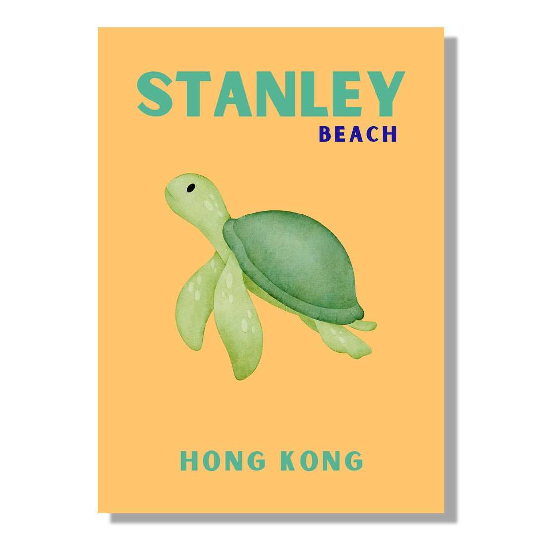 Tablou Canvas Print broasca testoasa visand, Hong Kong, stil minimalist