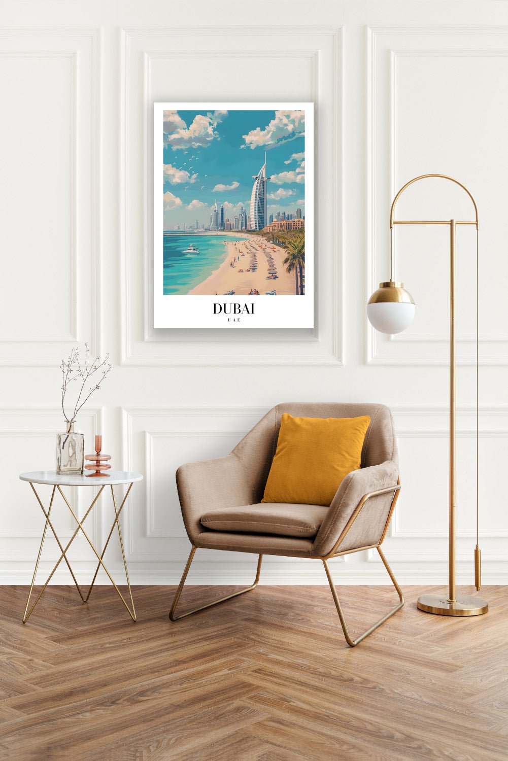 Tablou Canvas Print plaja Dubai cer senin stil modern