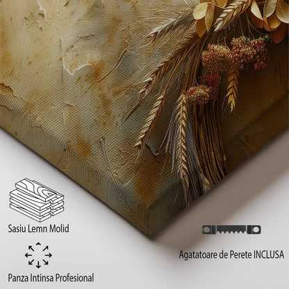 Tablou Canvas coronita toamnei in tonuri rustice si delicate | The Print Studio