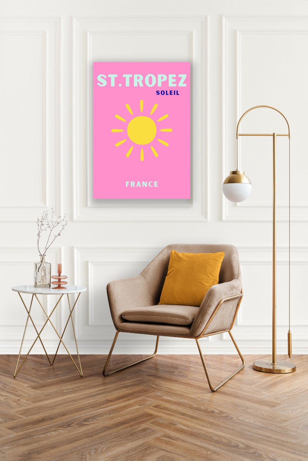 Tablou Canvas St. Tropez soare vibrant in stil modern | The Print Studio