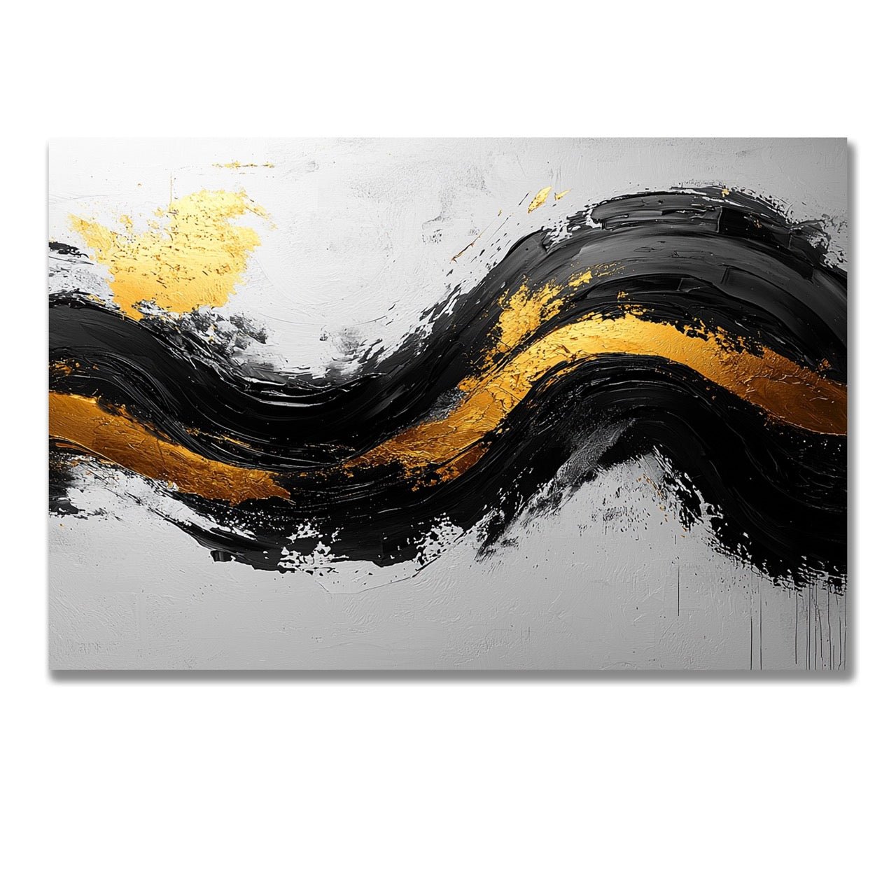 Tablou Canvas Natura Aurie Abstracție Eleganță