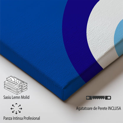 Tablou Canvas ochi albastru Mykonos privire misterioasa | The Print Studio