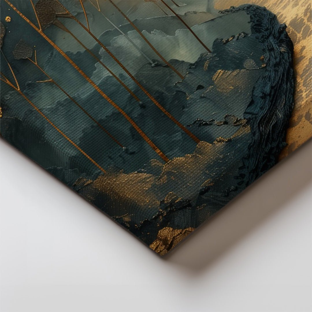 Tablou Canvas Rauri printre paduri aurii de vis | The Print Studio