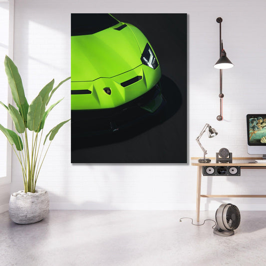 Tablou Canvas  Lamborghini Verde