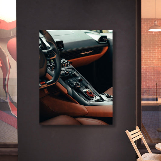 Tablou Canvas Lamborghini Interior