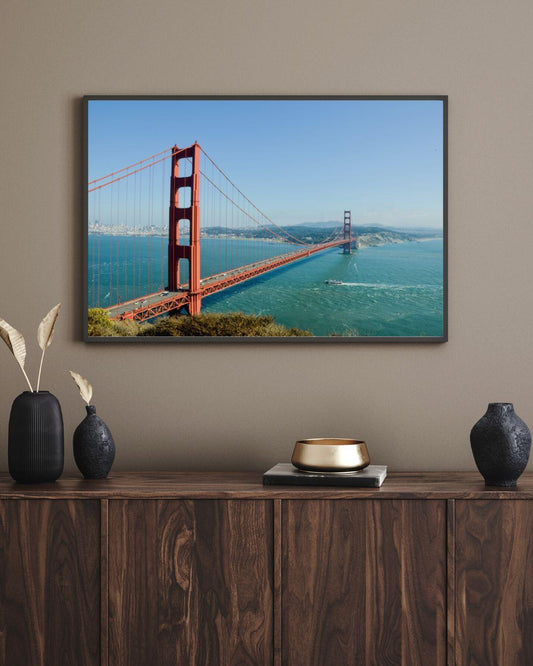 Tablou Printat Golden Gate San Francisco - The Print Studio